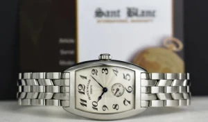 Ladies Watches | Sant Blanc FRANCK MULLER Stainless 25mm x 35mm Ladies Cintree Curvex Silver Dial 1750 S6 PM