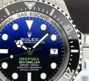 Deep Diving Professional Watches | Men's Watches | Sant Blanc 44mm Stainless Steel Deepsea SeaDweller D-Blue James Cameron Model 136660