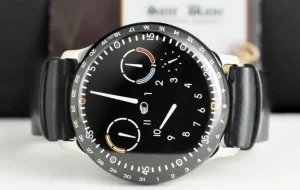 Men's Watches | Sant Blanc Ressence 44mm Titanium Type 3B Leather Strap Black Dial Box & Card