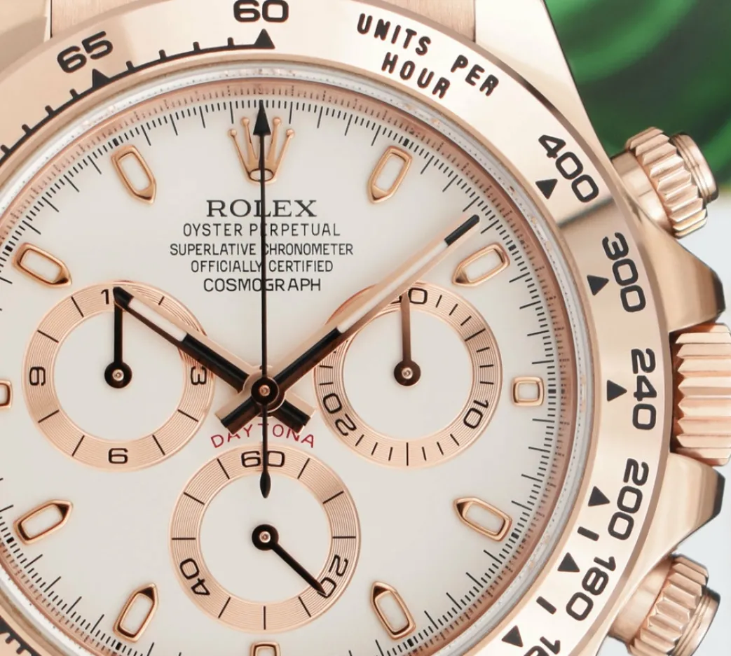 rolex__kt_rose_gold_dayto_5.webp Racing Professional Watches | Sant Blanc ROLEX 2019 18kt Rose Gold Daytona Ivory Index Box & Card Model 116505