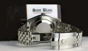 Men's Watches | Dress Watches | Sant Blanc ROLEX 2021 18kt White Gold & Stainless Steel DateJust 41 Jubilee Bracelet Blue Roman Dial Model 126334