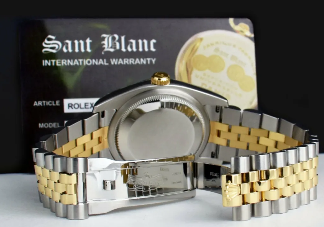 rolex__mens_kt_gold__ss_d_6.webp Dress Watches | Sant Blanc ROLEX - Men's 18kt Gold & SS DateJust 36 Silver Index Dial Jubilee Bracelet Model 116233