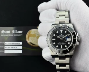 Diving Professional Watches | Sports Watches | Sant Blanc ROLEX - 40mm Stainless Steel Submariner Black Dial Model 116610LN