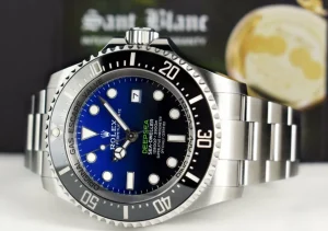 Sports Watches | Deep Diving Professional Watches | Sant Blanc ROLEX - 44mm Stainless Steel Deepsea SeaDweller Blue James Cameron Dial Model 126660