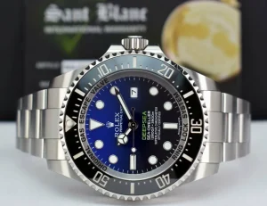 Sports Watches | Deep Diving Professional Watches | Sant Blanc ROLEX James Cameron Stainless Deepsea SeaDweller Blue Gradient Model 116660