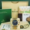 Sports Watches | Men's Watches | Sant Blanc ROLEX 18kt Gold & Stainless Daytona Blue Arabic Dial Fat Buckle Model 116523