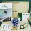 Diving Professional Watches | Sant Blanc ROLEX 18kt Gold & Stainless Steel Submariner 41 Blue Box/Books Model 126613LB