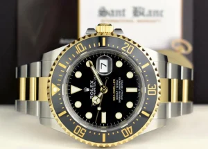 Men's Watches | Deep Diving Professional Watches | Sant Blanc ROLEX 18kt Gold & Stainless Steel Sea Dweller Black Dial Model 126603
