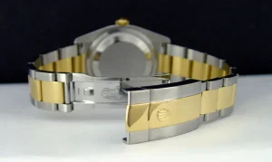 Men's Watches | Dress Watches | Sant Blanc ROLEX 18kt Gold & Stainless Steel 36mm DateJust Silver Diamond Model 116233