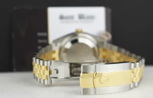 Dress Watches | Sant Blanc ROLEX 18kt Gold & Stainless Steel Datejust 36 Champagne Index Dial with Card Model 126233