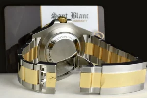 Deep Diving Professional Watches | Men's Watches | Sant Blanc Rolex 18kt Gold & Stainless Sea Dweller Black Dial Model 126603