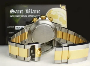 Sports Watches | Men's Watches | Sant Blanc ROLEX 18kt Gold & Stainless Steel Daytona Champagne Index Dial Model 116503