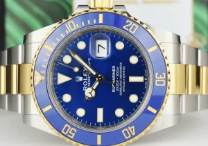Diving Professional Watches | Sant Blanc ROLEX 18kt Gold & Stainless Steel Submariner 41 Blue Box/Books Model 126613LB