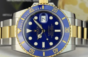 Diving Professional Watches | Men's Watches | Sant Blanc ROLEX 18kt Gold & Stainless Steel Submariner Blue Model 116613 LB