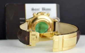 Men's Watches | Racing Professional Watches | Sant Blanc ROLEX 18kt Gold DAYTONA Chocolate Strap MOP Diamond Dial Model 116518