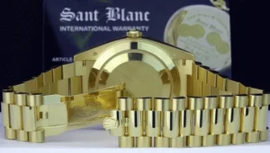 Men's Watches | President Dress Watches | Sant Blanc ROLEX 18kt Gold President Day Date 40 Champagne Roman Dial With Card Model 228238
