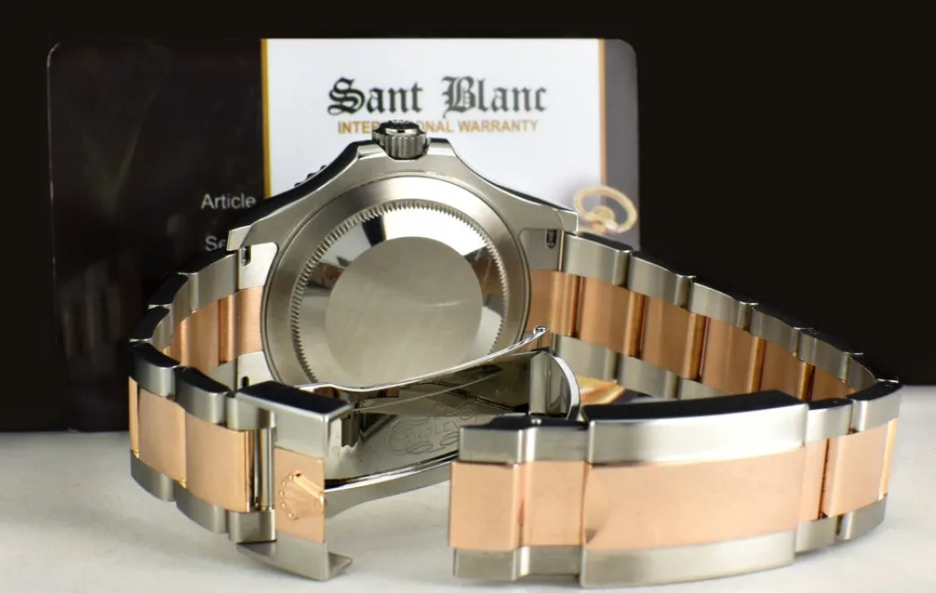 rolex_kt_rose_gold__stain_5-3.webp Yachting Professional Watches | Men's Watches | Sant Blanc ROLEX 18kt Rose Gold & Stainless Steel YachtMaster Matte Black Model 116621