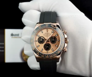 Men's Watches | Racing Professional Watches | Sant Blanc ROLEX 18kt Rose Gold Daytona Oysterflex Strap Rose Panda Model 116515LN