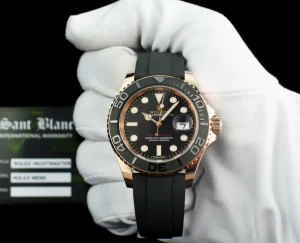 Yachting Professional Watches | Men's Watches | Sant Blanc ROLEX 18kt Rose Gold Yachtmaster 40mm Box & Card Model 116655