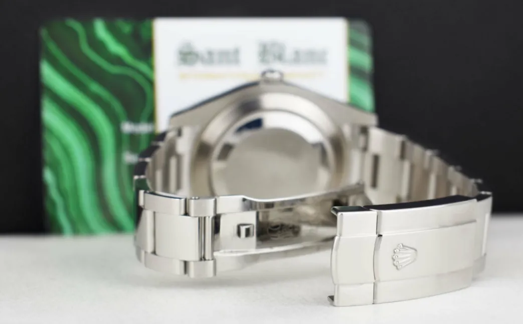 rolex_kt_white_gold__stai_3-5.webp Dress Watches | Sant Blanc ROLEX 18kt White Gold & Stainless Steel DateJust II Blue Index Dial w/ Card Model 116334