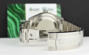 Pilots Classic Watches | Sant Blanc ROLEX 18kt White Gold & Stainless Steel Sky Dweller Black Dial w/ Card Model 326934