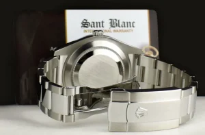 Dress Watches | Men's Watches | Sant Blanc ROLEX 18kt White Gold & Stainless Steel DateJust II Rhodium Gray Diamond Dial Model 116334