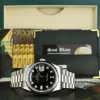 Men's Watches | President Dress Watches | Sant Blanc ROLEX 18kt White Gold Day Date President Black Diamond Dial Fat Buckle Model 118239