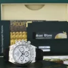 Men's Watches | Racing Professional Watches | Sant Blanc ROLEX 18kt White Gold Daytona White Arabic Black Strap Model 116519