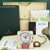 Racing Professional Watches | Sant Blanc ROLEX 18kt White Gold Daytona Rose Mother of Pearl Dial Lizzard Pink Strap Model 116519