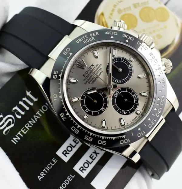 Racing Professional Watches | Men's Watches | Sant Blanc ROLEX 18kt White Gold Daytona Slate PANDA Model 116519LN