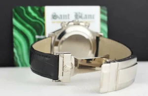 Racing Professional Watches | Sant Blanc ROLEX 18kt White Gold Daytona Steel Slate Panda Leather Strap Model 116519