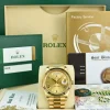 Men's Watches | President Dress Watches | Sant Blanc ROLEX 18kt Yellow Gold Day Date 40 President Champagne Roman Dial Model 228238