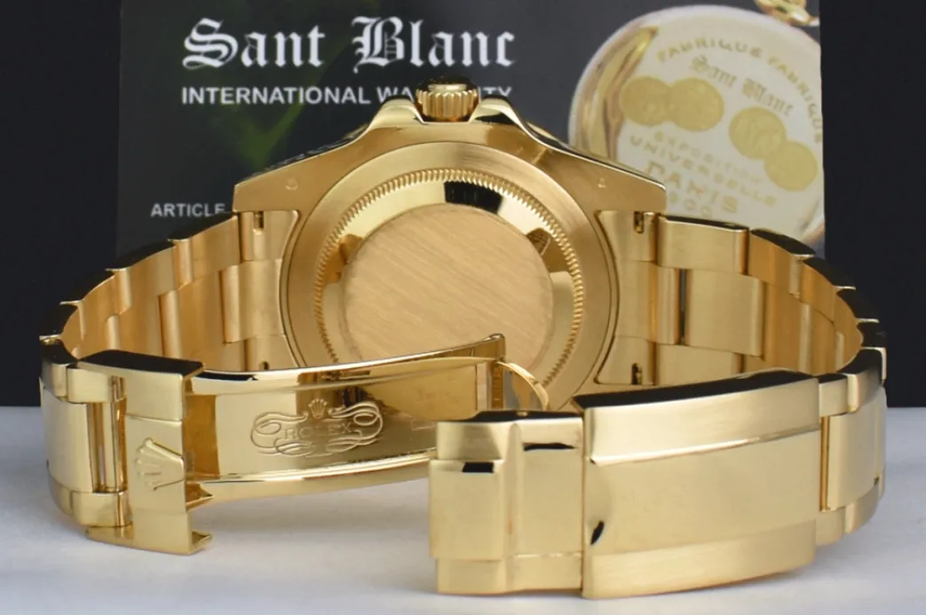 rolex_kt_yellow_gold_gmt__8.webp Pilots Professional Watches | Sant Blanc ROLEX 18kt Yellow Gold GMT Master II Black Dial Model 116718