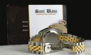 Ladies Watches | Dress Watches | Sant Blanc ROLEX Ladies 18kt Gold & Stainless Steel DateJust Champagne Index Dial Model 179173