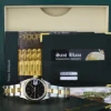 Ladies Watches | Dress Watches | Sant Blanc ROLEX Ladies 26mm 18kt Gold & Stainless Steel DateJust Black Tapestry Stick Dial Model 69173