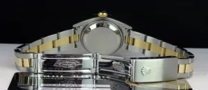 Ladies Watches | Dress Watches | Sant Blanc ROLEX Ladies 26mm 18kt Gold & Stainless Steel DateJust Blue Stick Dial Model 79163