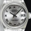 Ladies Watches | Dress Watches | Sant Blanc ROLEX Ladies 26mm 18kt White Gold & Stainless Steel DateJust Silver Roman Model 69174