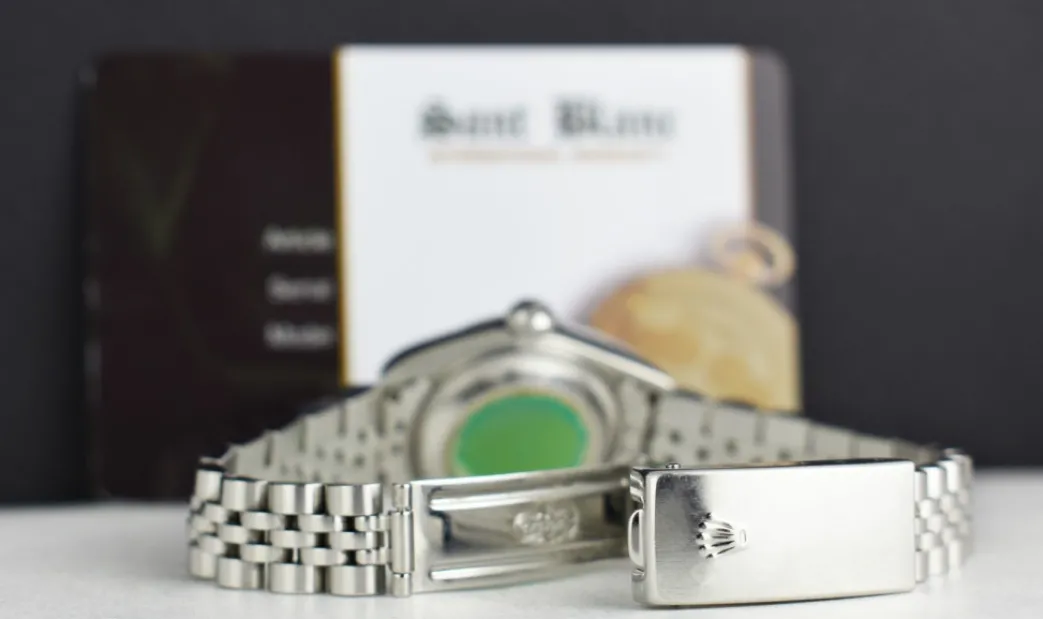 rolex_ladies_mm_kt_white__4-5.webp Ladies Watches | Dress Watches | Sant Blanc ROLEX Ladies 26mm 18kt White Gold & Stainless Steel Datejust Rhodium Roman Dial Model 79174