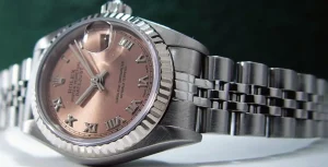 Ladies Watches | Dress Watches | Sant Blanc ROLEX Ladies 26mm 18kt White Gold & Stainless Steel DateJust Rose Roman Model 69174