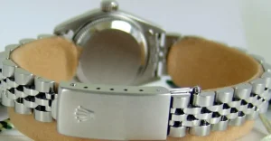 Ladies Watches | Dress Watches | Sant Blanc ROLEX Ladies 26mm 18kt White Gold & Stainless Steel DateJust Silver Stick Model 69174