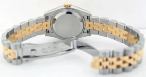 Ladies Watches | Dress Watches | Sant Blanc ROLEX Ladies 26mm 18kt Yellow Gold & Stainless Steel Datejust Champagne Diamond Model 179173