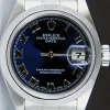 Ladies Watches | Dress Watches | Sant Blanc ROLEX Ladies 26mm Stainless Steel DateJust Blue Roman Dial Model 79160