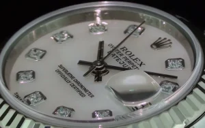 Ladies Watches | Dress Watches | Sant Blanc Rolex Ladies White Gold & Stainless Steel Pearl Diamond Dial DateJust Model 179174