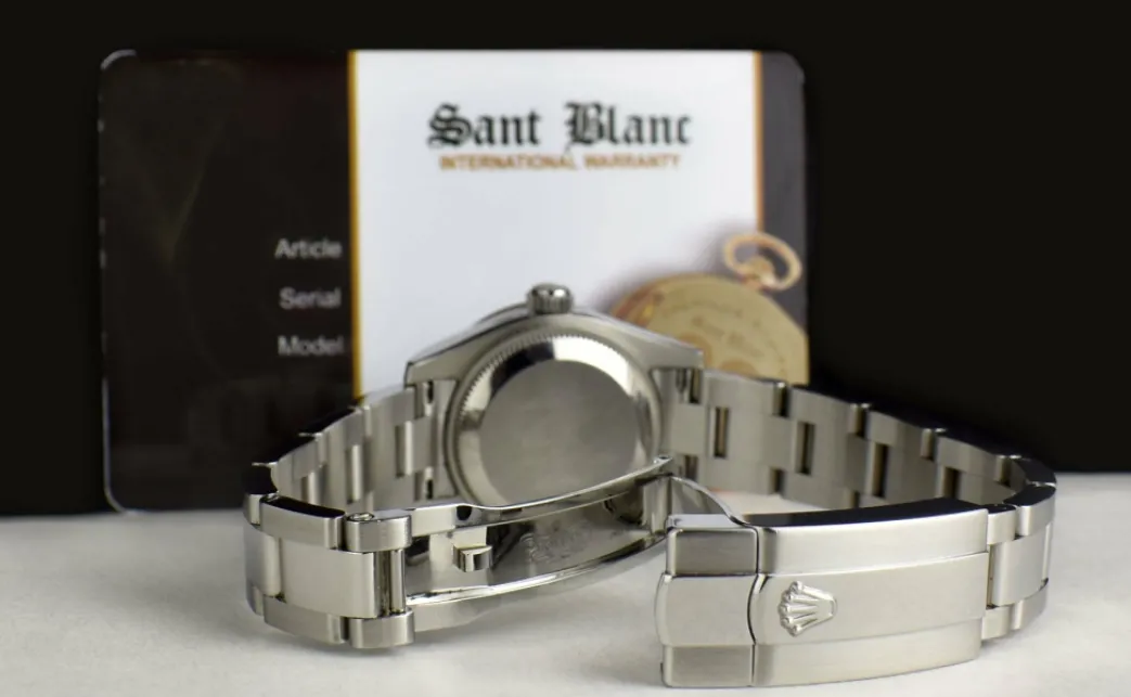 rolex_ladies_white_gold___6-2.webp Ladies Watches | President Dress Watches | Sant Blanc ROLEX LADIES White Gold & Stainless Steel Pink CRYSTAL Diamond Dial Model 179384