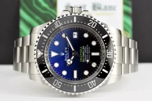 Deep Diving Professional Watches | Sant Blanc ROLEX 44m Stainless Steel Deepsea SeaDweller James Cameron D-Blue Card Model 136660