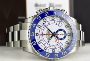 Yachting Professional Watches | Men's Watches | Sant Blanc ROLEX Men 44mm Stainless Steel YachtMaster II Blue Hands Model 116680
