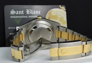 Men's Watches | Dress Watches | Sant Blanc ROLEX Mens 18kt Gold & Stainless Steel DateJust II Champagne Index Model 116333