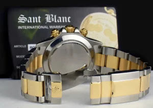 Sports Watches | Men's Watches | Sant Blanc ROLEX Mens 18kt Gold & Stainless Steel Daytona White Index Dial Model 116523