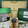 Pilots Professional Watches | Sant Blanc ROLEX Mens 18kt Rose Gold 40mm GMT Master II Black Model 126715