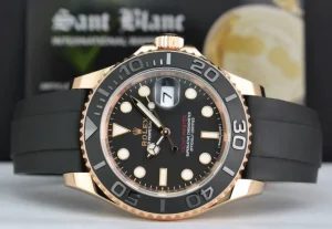 Yachting Professional Watches | Sports Watches | Sant Blanc ROLEX Mens 18kt Rose Gold Yachtmaster Model 116655